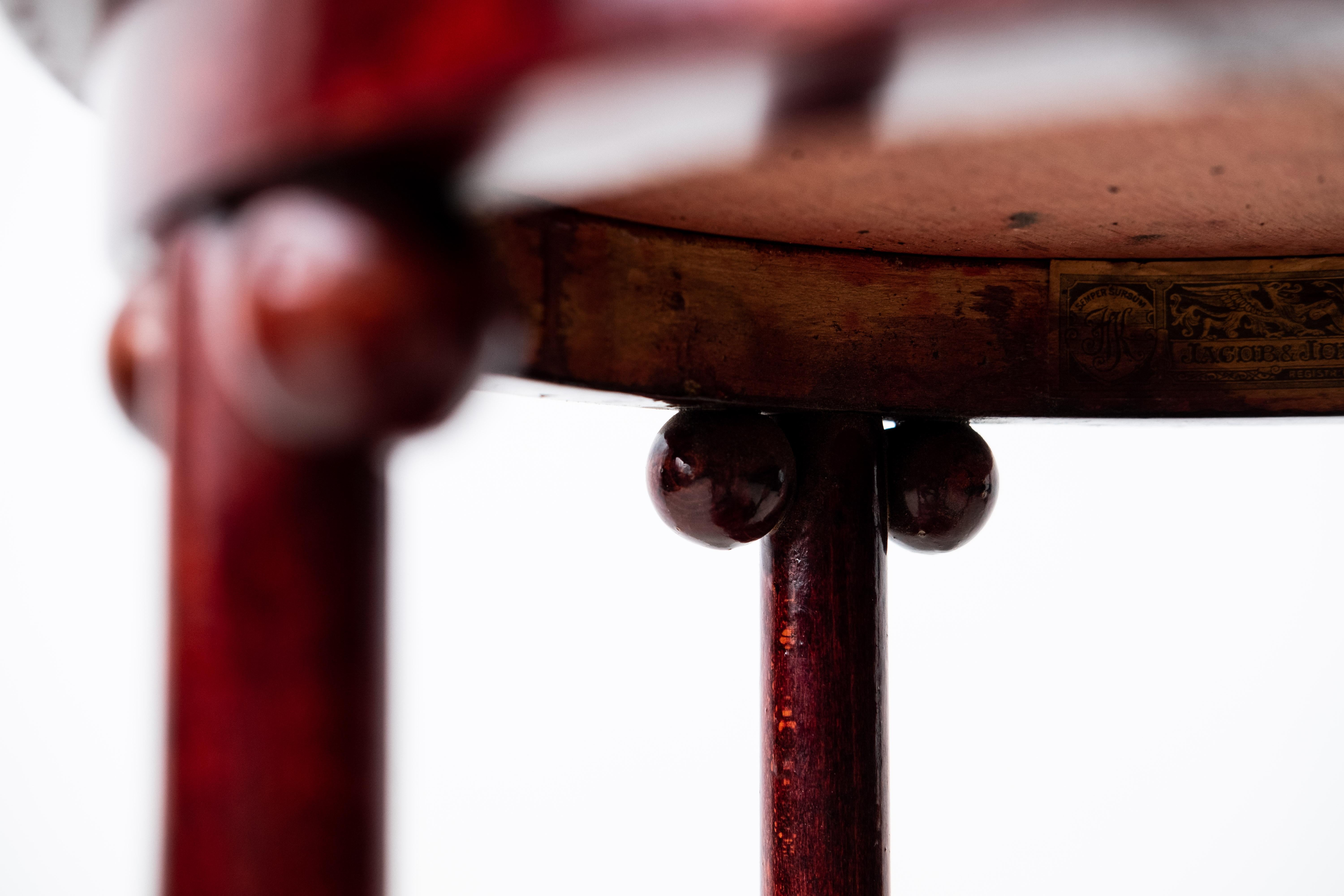 Art Nouveau Sidetable, Josef Hoffmann for J & J Kohn (Modell 960/4, Vienna 1910) 5