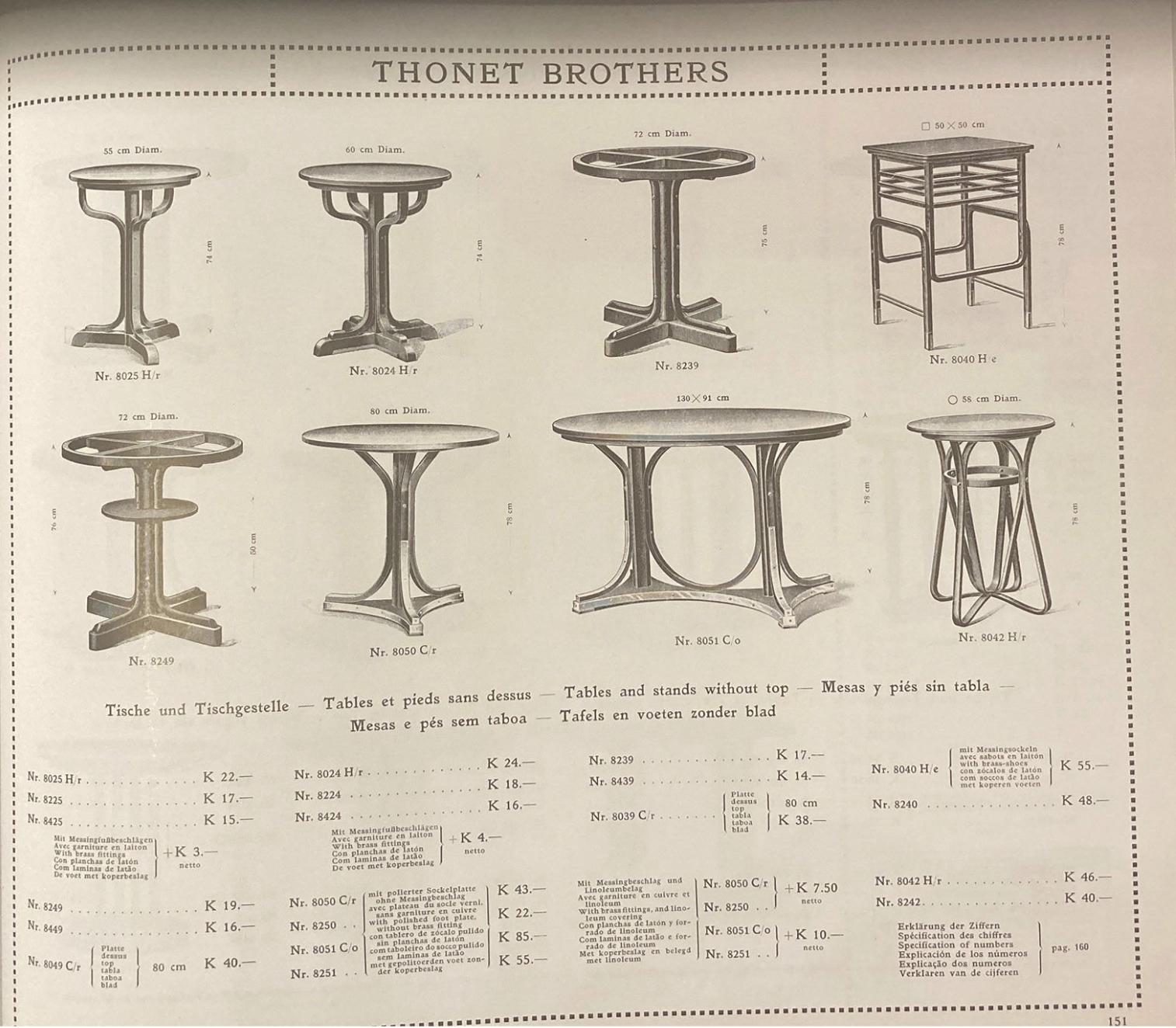 Table d'appoint Art Nouveau, Otto Wagner pour Thonet Brothers, Type 8024 (Vienna, 1905) en vente 7
