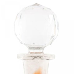 Art Nouveau Silver and Glass Container