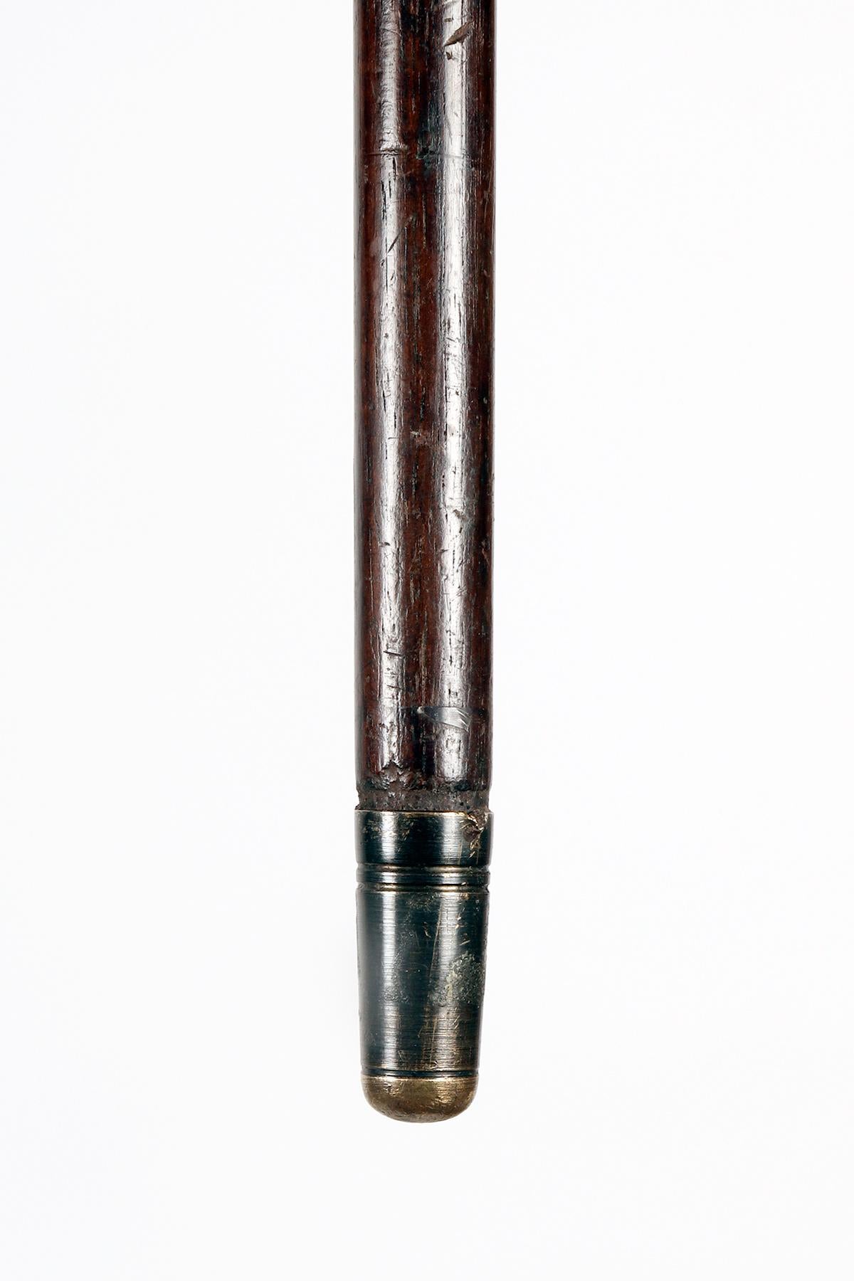Bastón joya Art Nouveau de plata y marfil, Fernand Dubois, Bélgica 1900. en venta 12