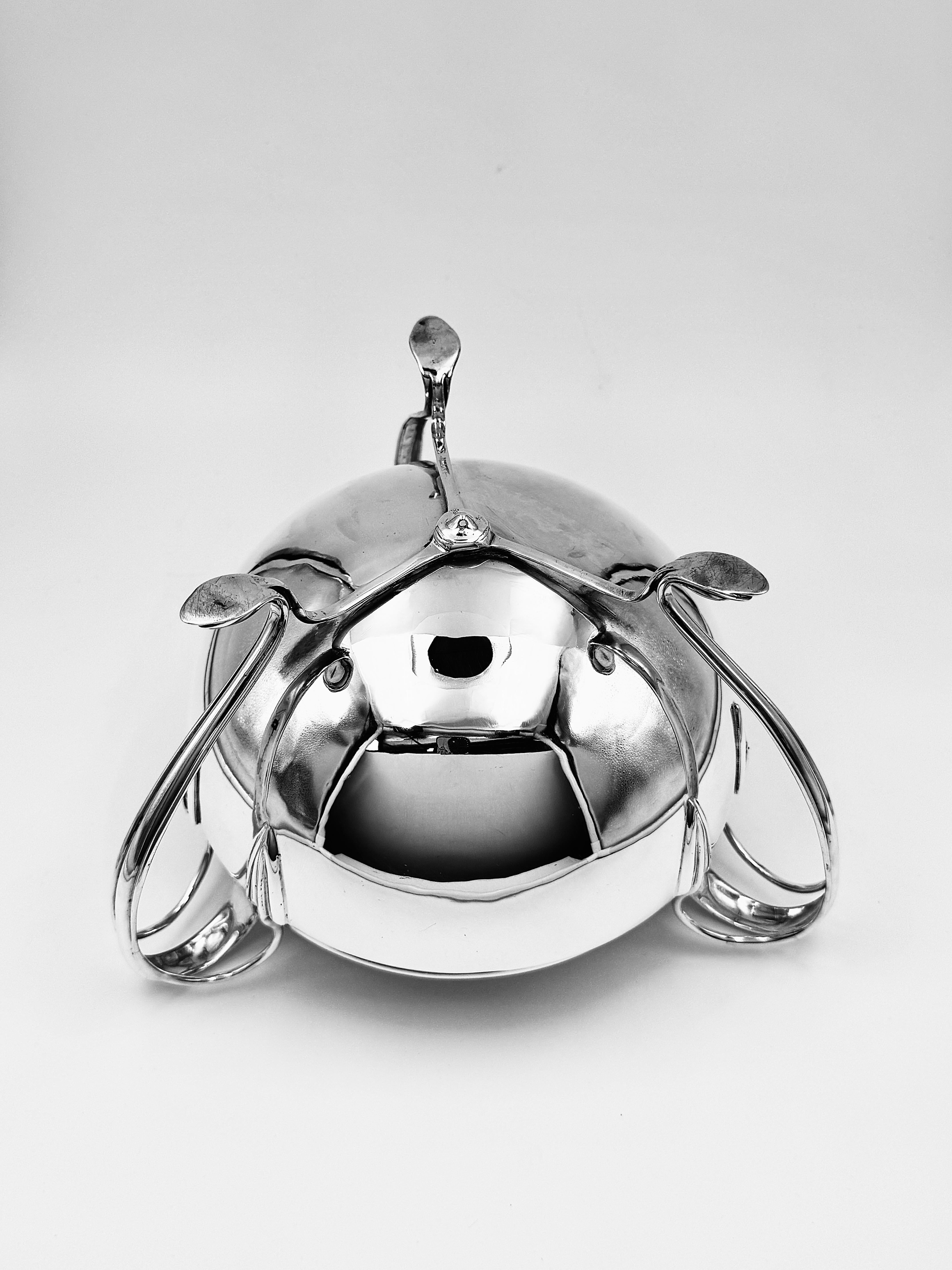 Art Nouveau Silver Bowl For Sale 3