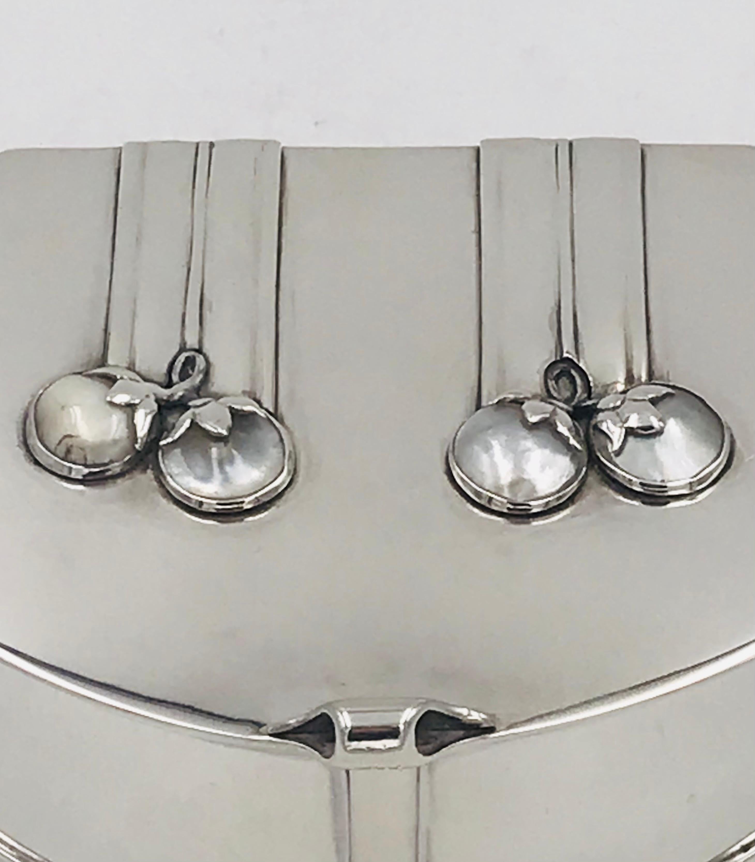 English Art Nouveau Silver Box
