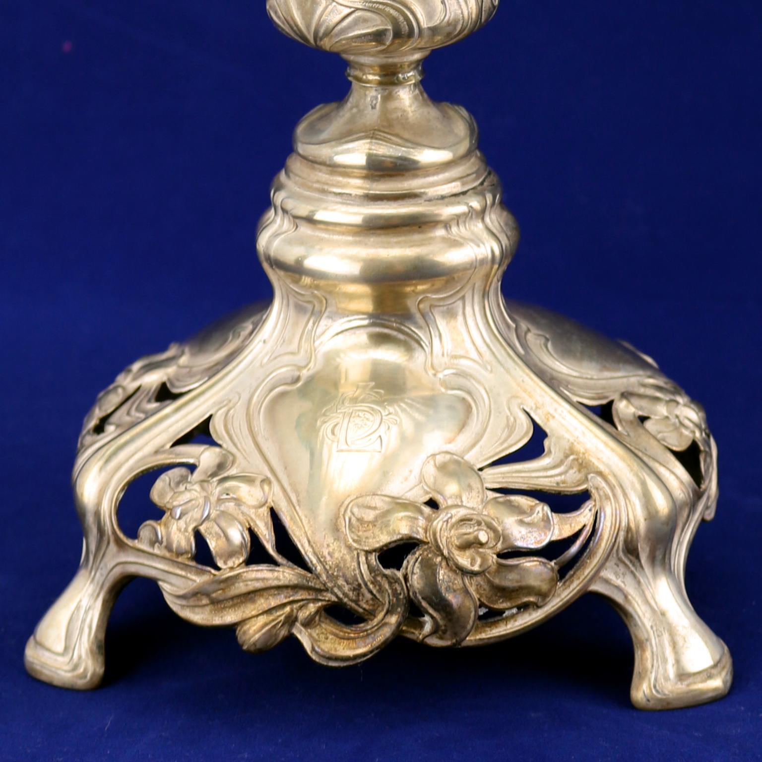 Austrian Art Nouveau Silver Centrepiece, circa 1900