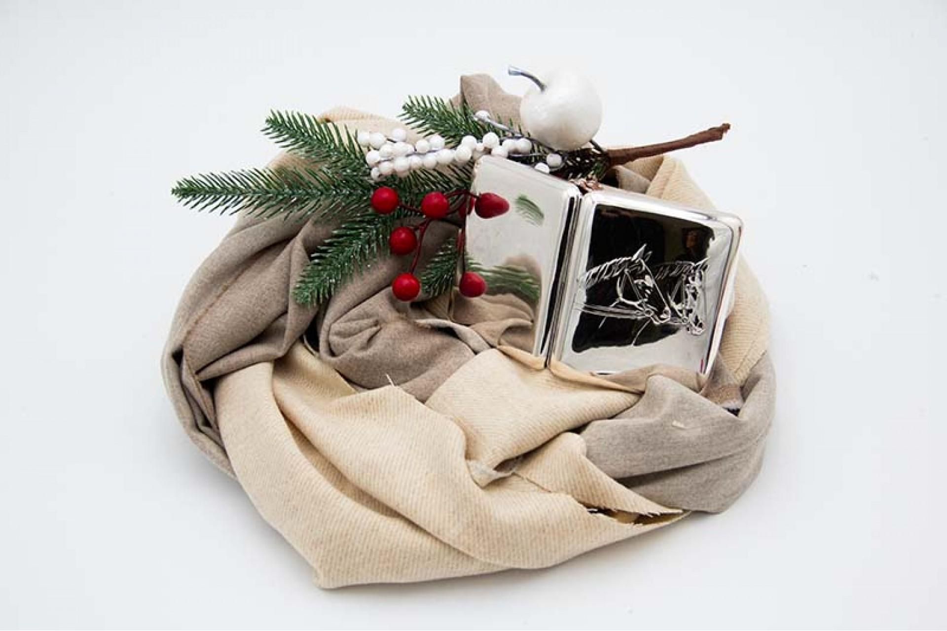 European Art Nouveau silver cigarette case with relief horse heads and curved form For Sale