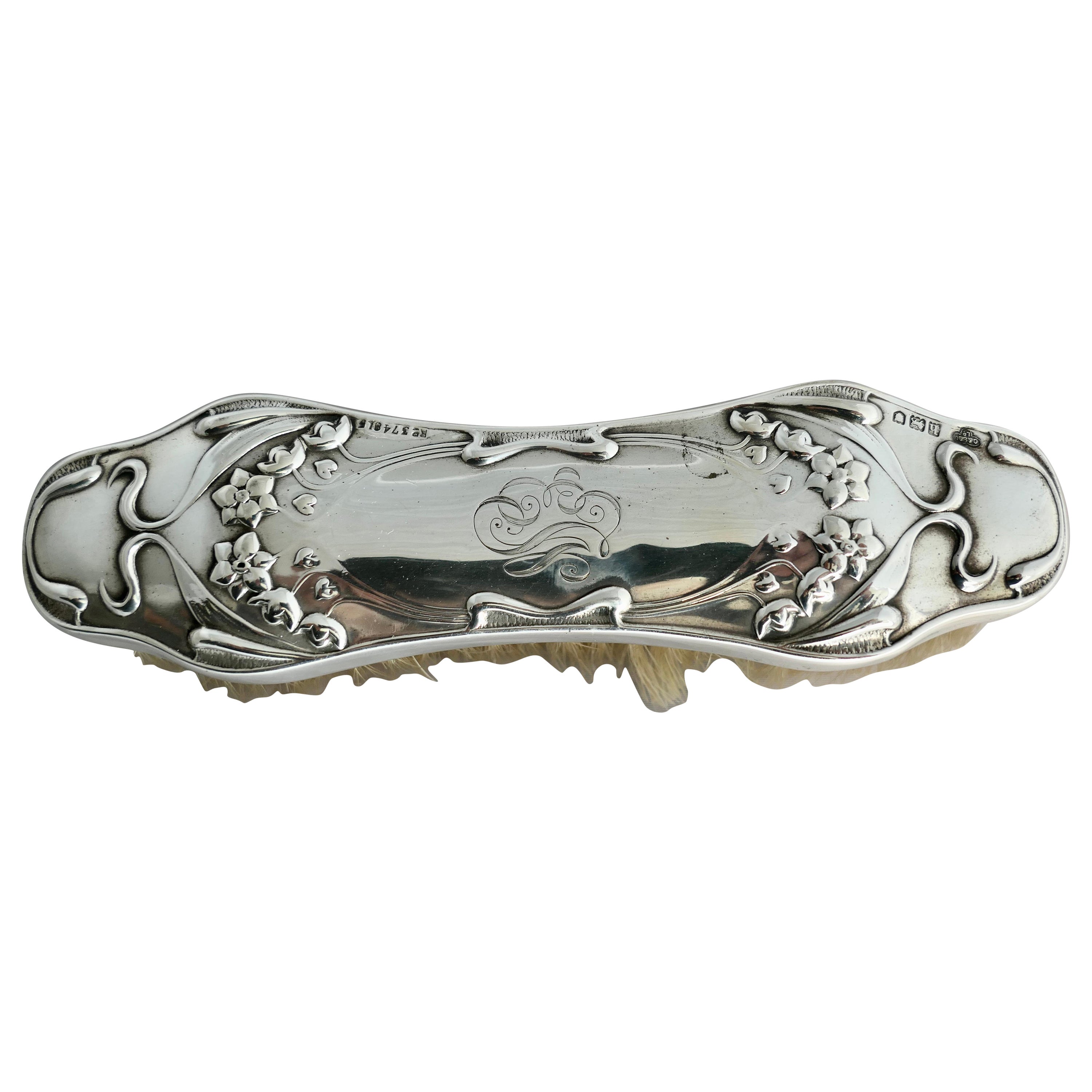 Broche de chambre en argent Art Nouveau de G. S &C0