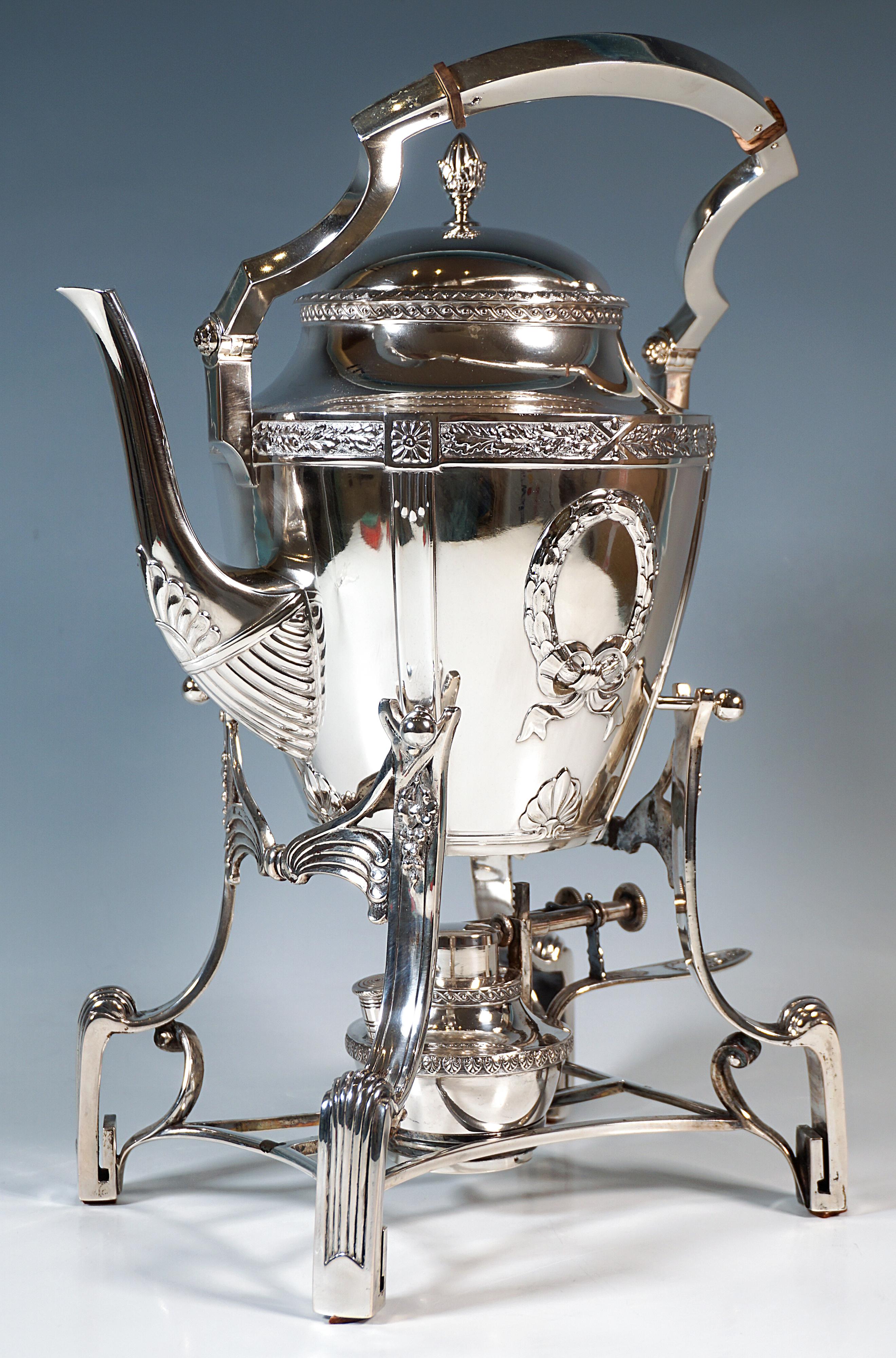 Jugendstil Silber Kaffee & Tee Set, Bruckmann & Söhne für Fritz Loch, Deutschland im Angebot 1