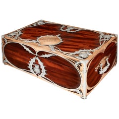 Antique Art Nouveau Silver and Copper Box Attributed to Joseph Heinrichs, New York