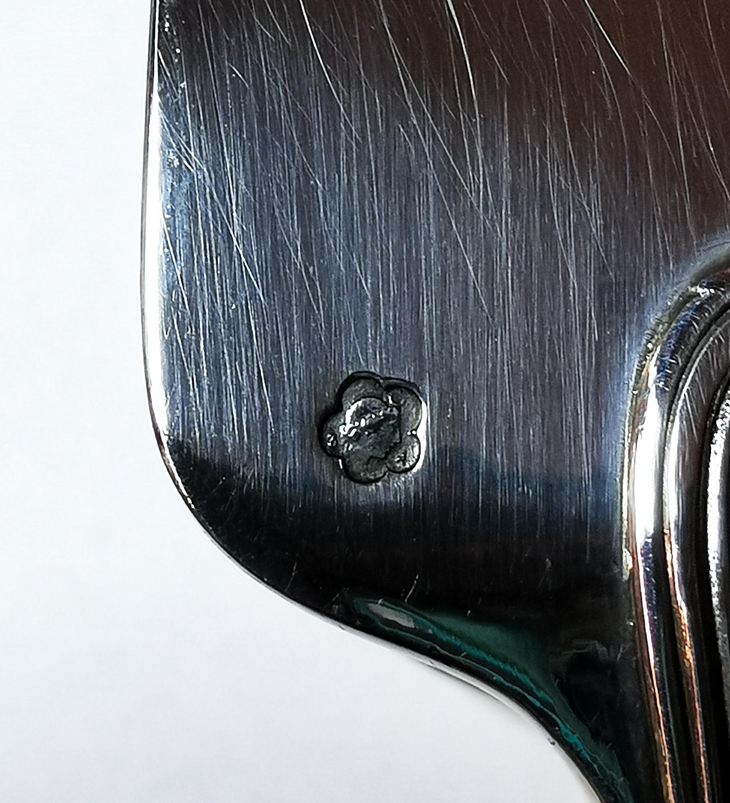 Set di posate d'argento in stile liberty per 12 persone di A.I.I. Dub per A. Einspinner, 1915 in vendita 5