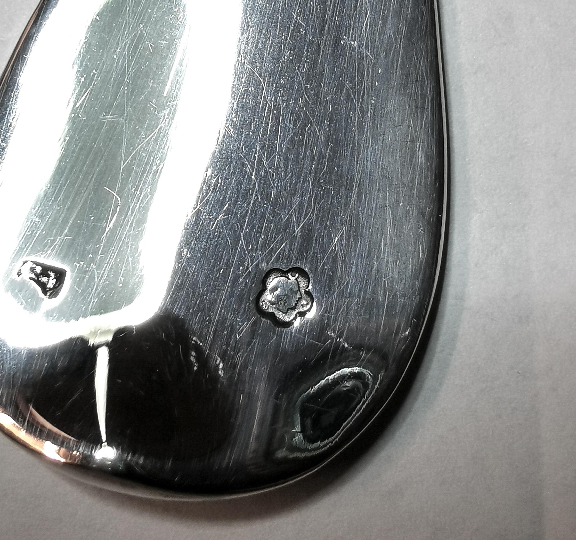 Set di posate d'argento Art Nouveau per 12 persone in vetrina, Austria-Ungheria in vendita 1