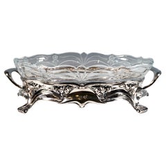 Art Nouveau Silver Jardinière, Bruckmann & Sons for Lazarus Posen Germany c 1900