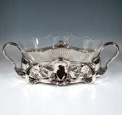 Art Nouveau Silver Jardinière, Bruckmann & Sons for Theodor Schallmayer Germany