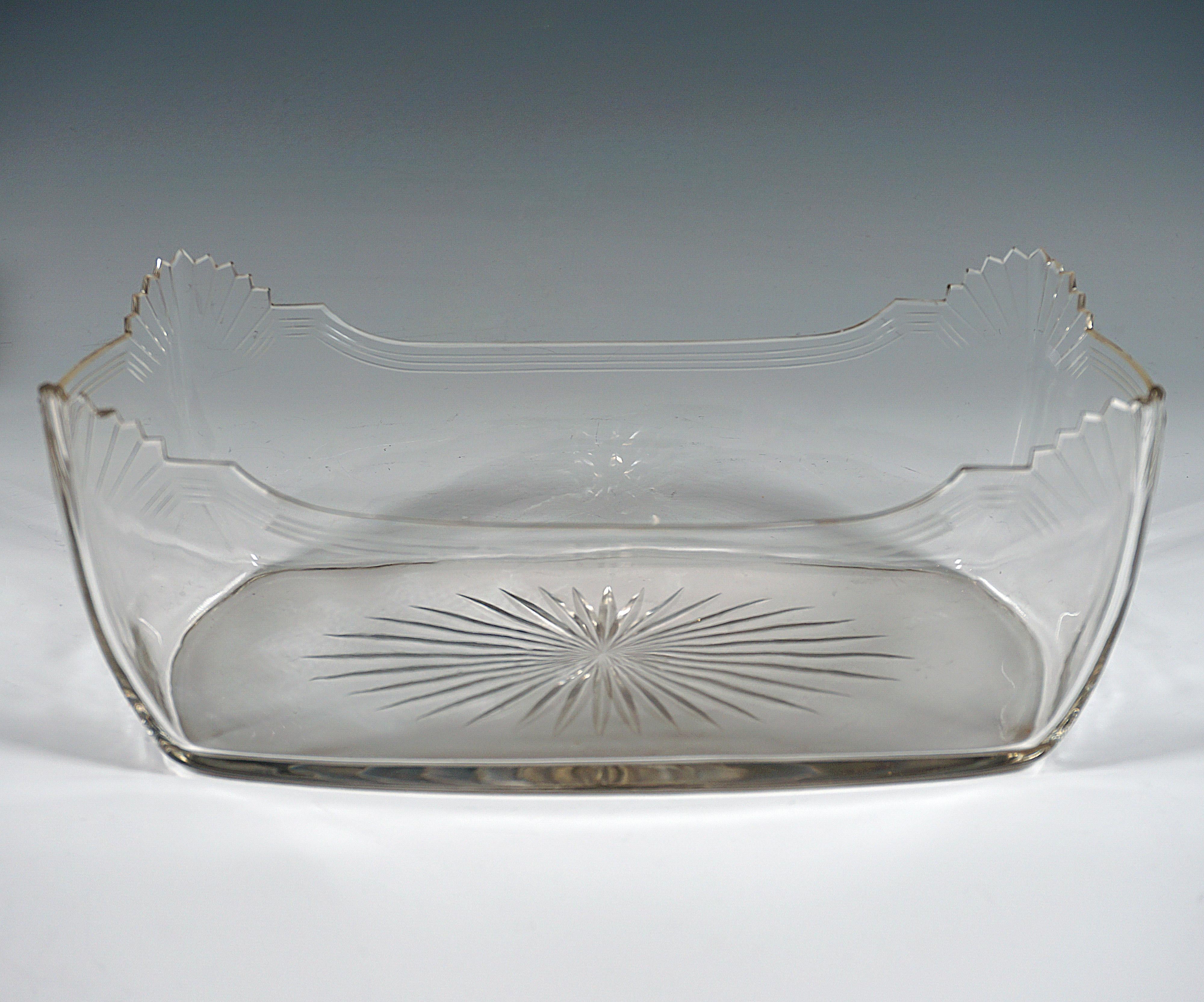 Art Nouveau Silver Jardinière With Original Glass Liner, Otto Wolter, Germany For Sale 3