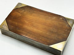 Art Nouveau Silver Metal Jewelry Box