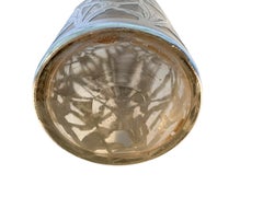 Carafe à décanter ou bouteille de bar arrière en argent Art Nouveau avec motif de chardon