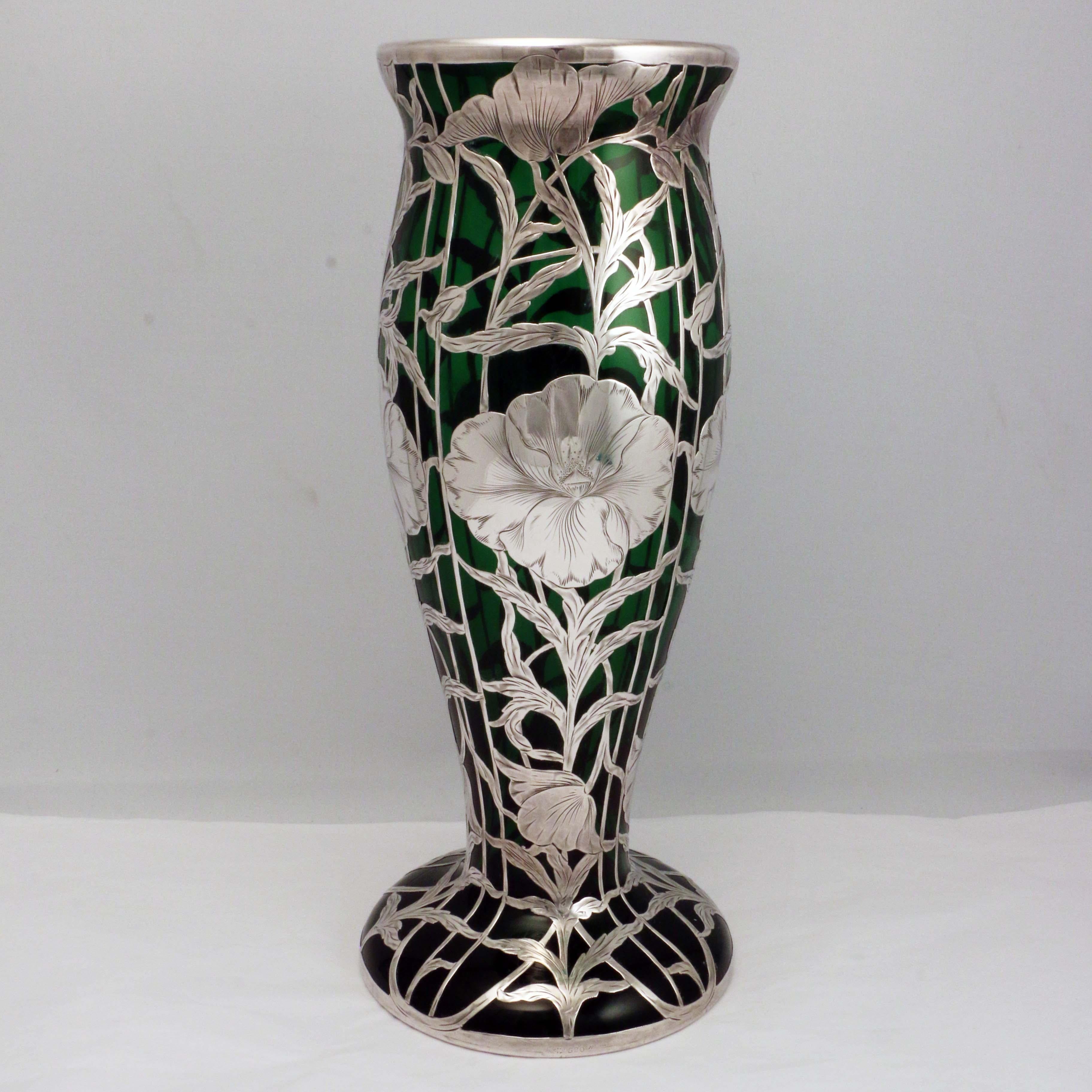 american art nouveau glassware
