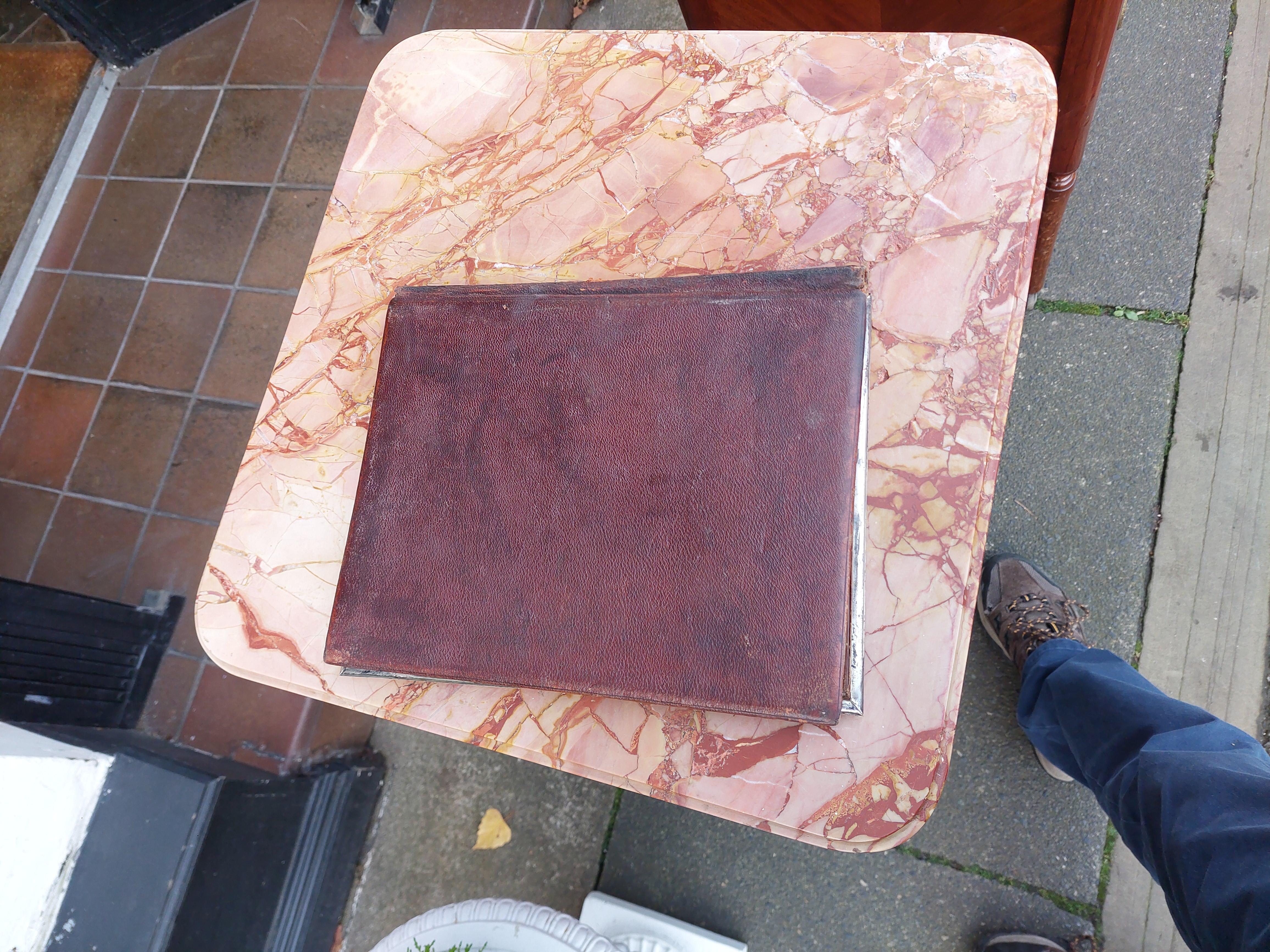 Inglese Libro Blotter Folio in stile Art Nouveau placcato in argento in vendita