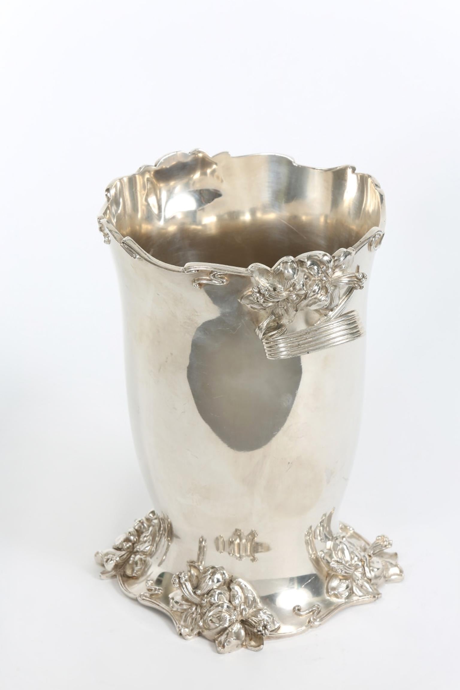 Art Nouveau Silver Plated Cooler / Ice Bucket 2