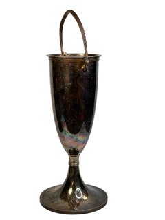 Art Nouveau Silver Plated Floor Standing Ice Bucket Champagne Cooler, Germany