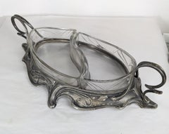 Art Nouveau Silverplate Serving Dish