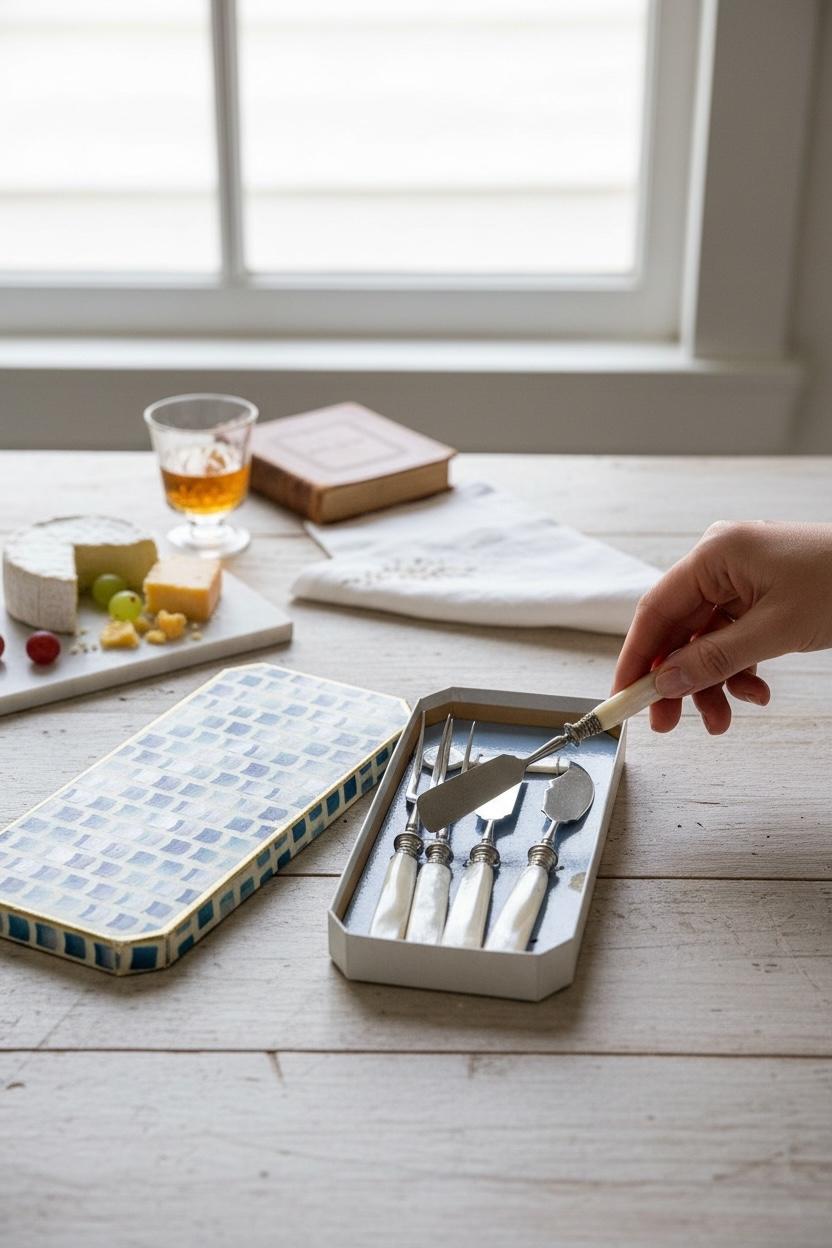 Art Nouveau Small Breakfast Utensils Meat Fork, Butter Knife, Spoon German 1920s im Angebot 7