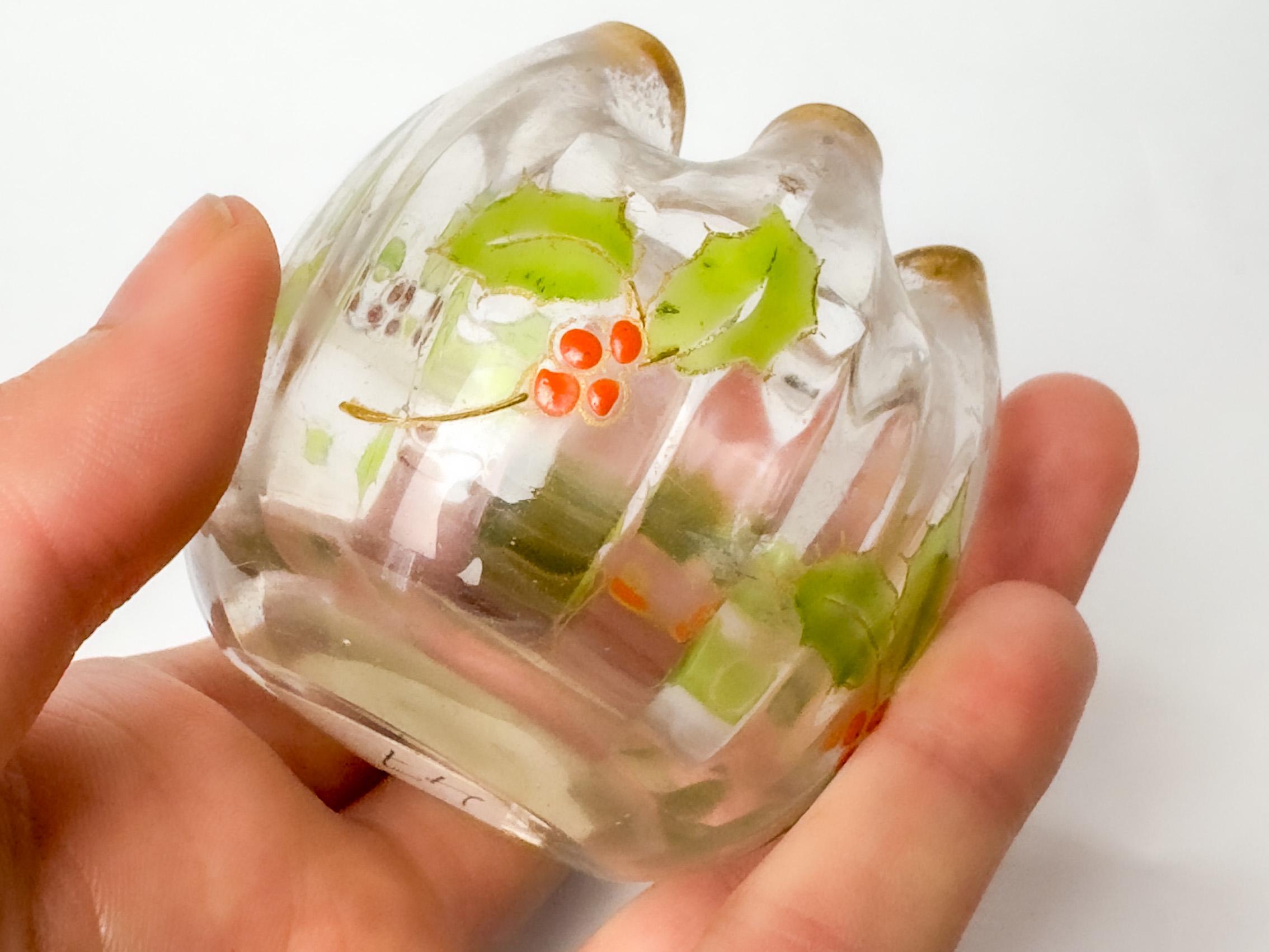 Vaso a bulbo in vetro Art Nouveau Small di Legras in vendita 6