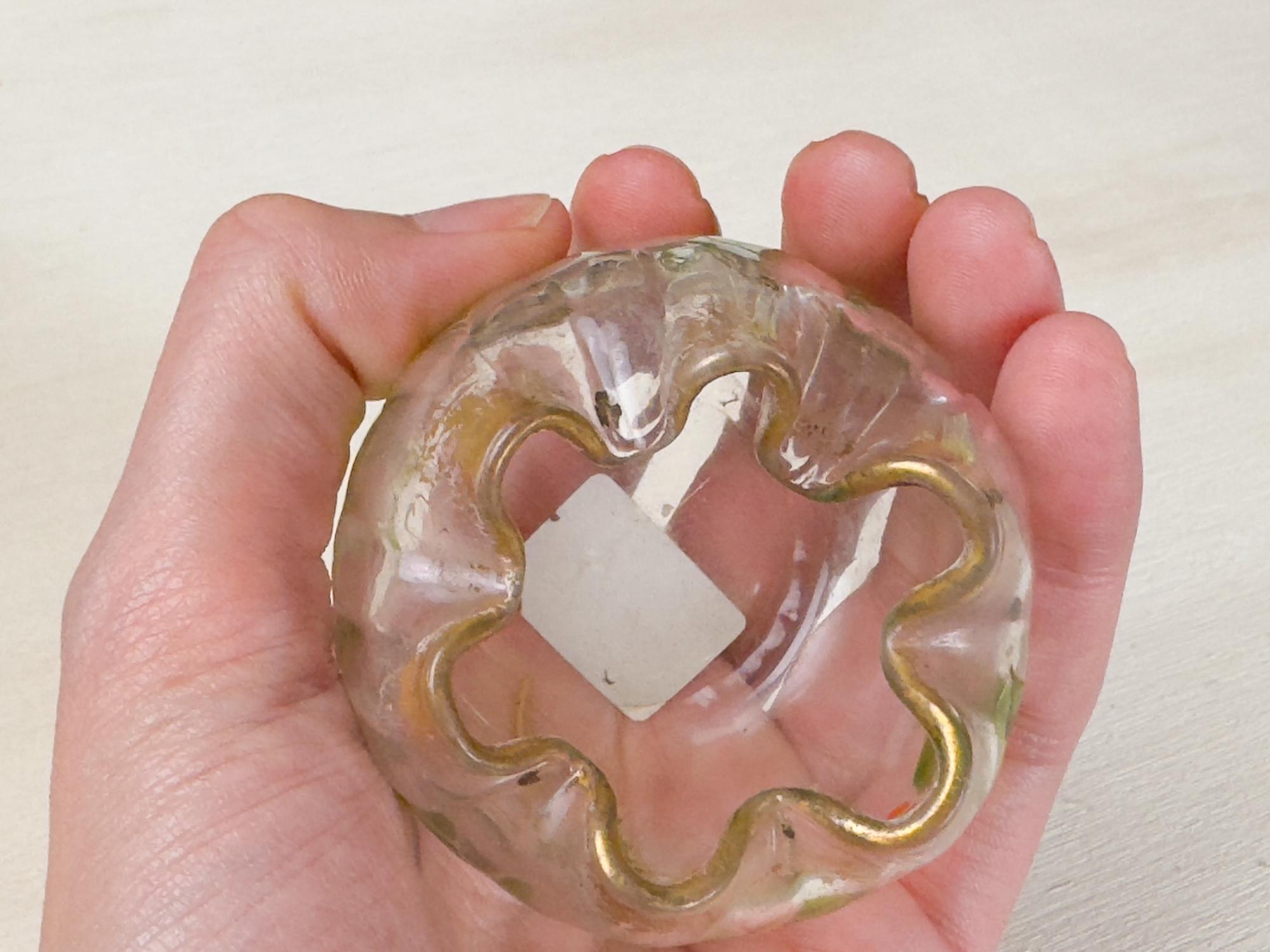 XX secolo Vaso a bulbo in vetro Art Nouveau Small di Legras in vendita