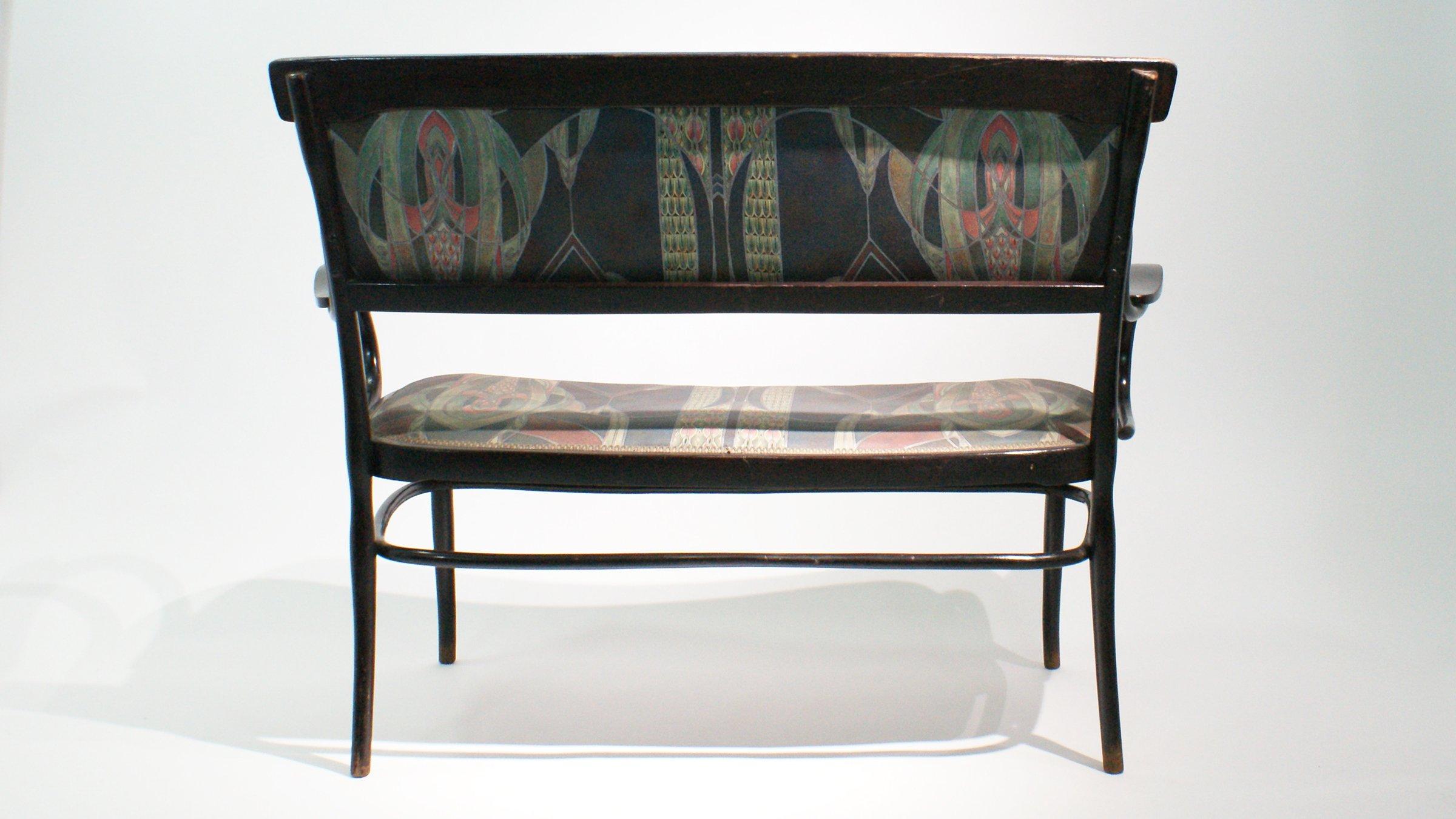 Bentwood Art Nouveau Sofa and Armchairs Labelled Jakob & Joseph Kohn For Sale