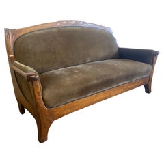 Art Nouveau Sofa, Dutch / Amsterdam School