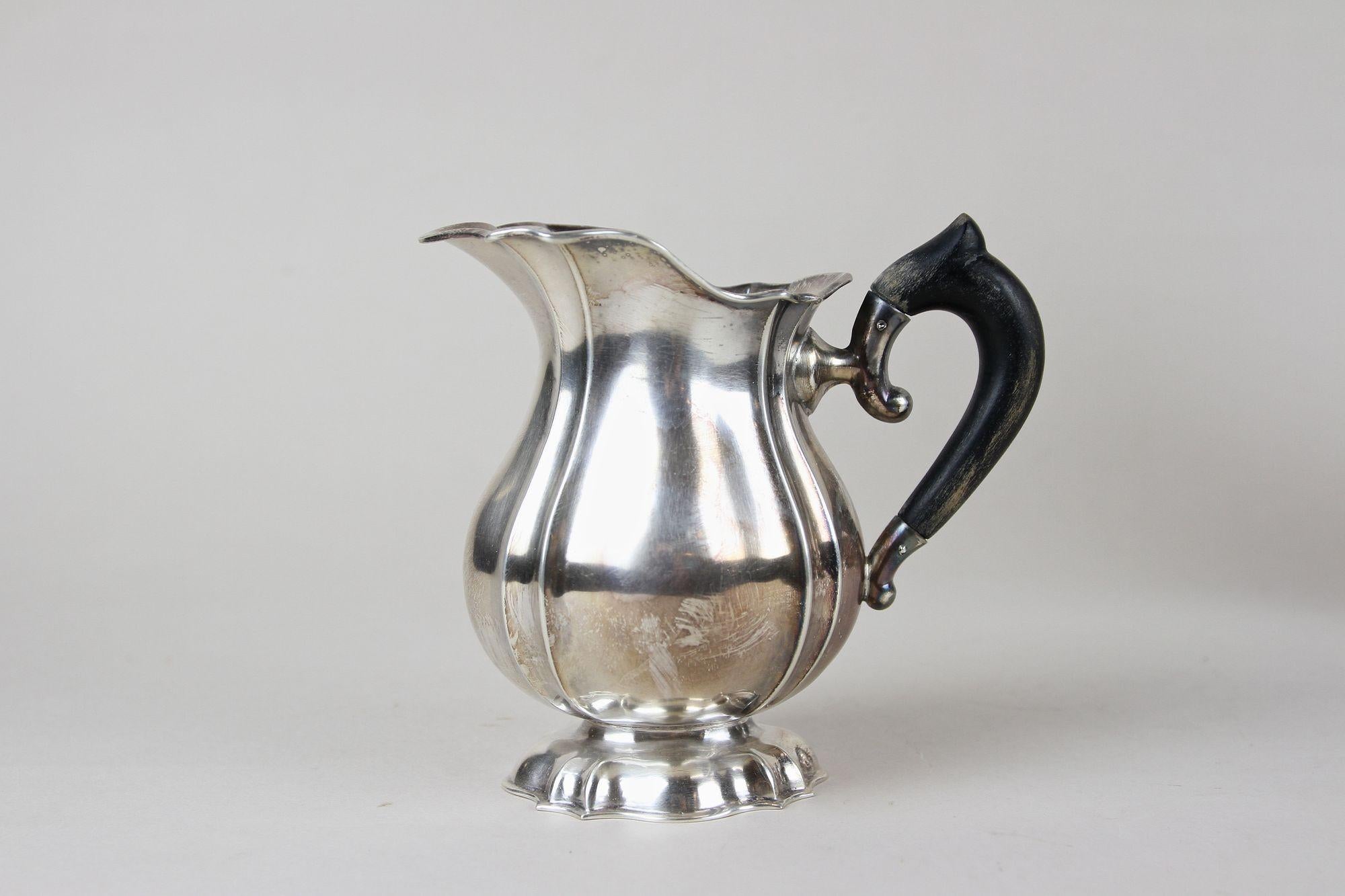 Art Nouveau Solid Silver Coffee/ Tea Service With Silverplate, Austria ca. 1900 For Sale 6