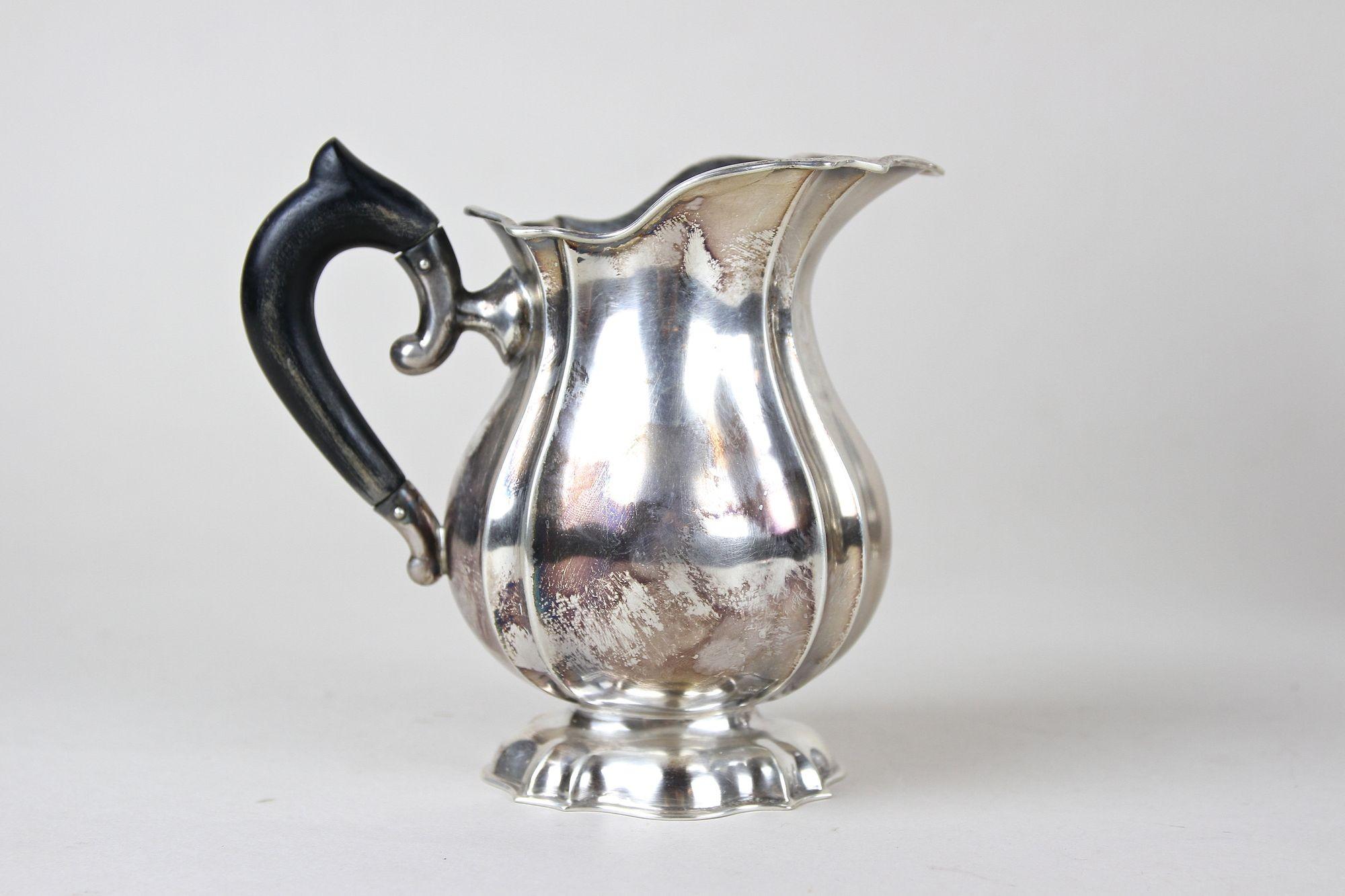 Art Nouveau Solid Silver Coffee/ Tea Service With Silverplate, Austria ca. 1900 For Sale 7