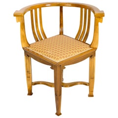 Art Nouveau Corner Chairs