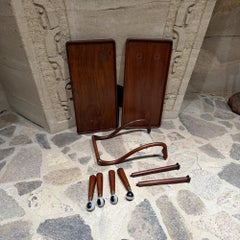 Art Nouveau Massivholz Service Tischwagen Mid Century Modern Dry Bar