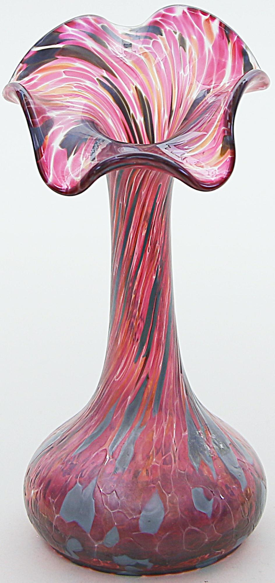 Art Nouveau Solifleur Vase, Bohemia, Early 20th Century In Good Condition In Roma, IT
