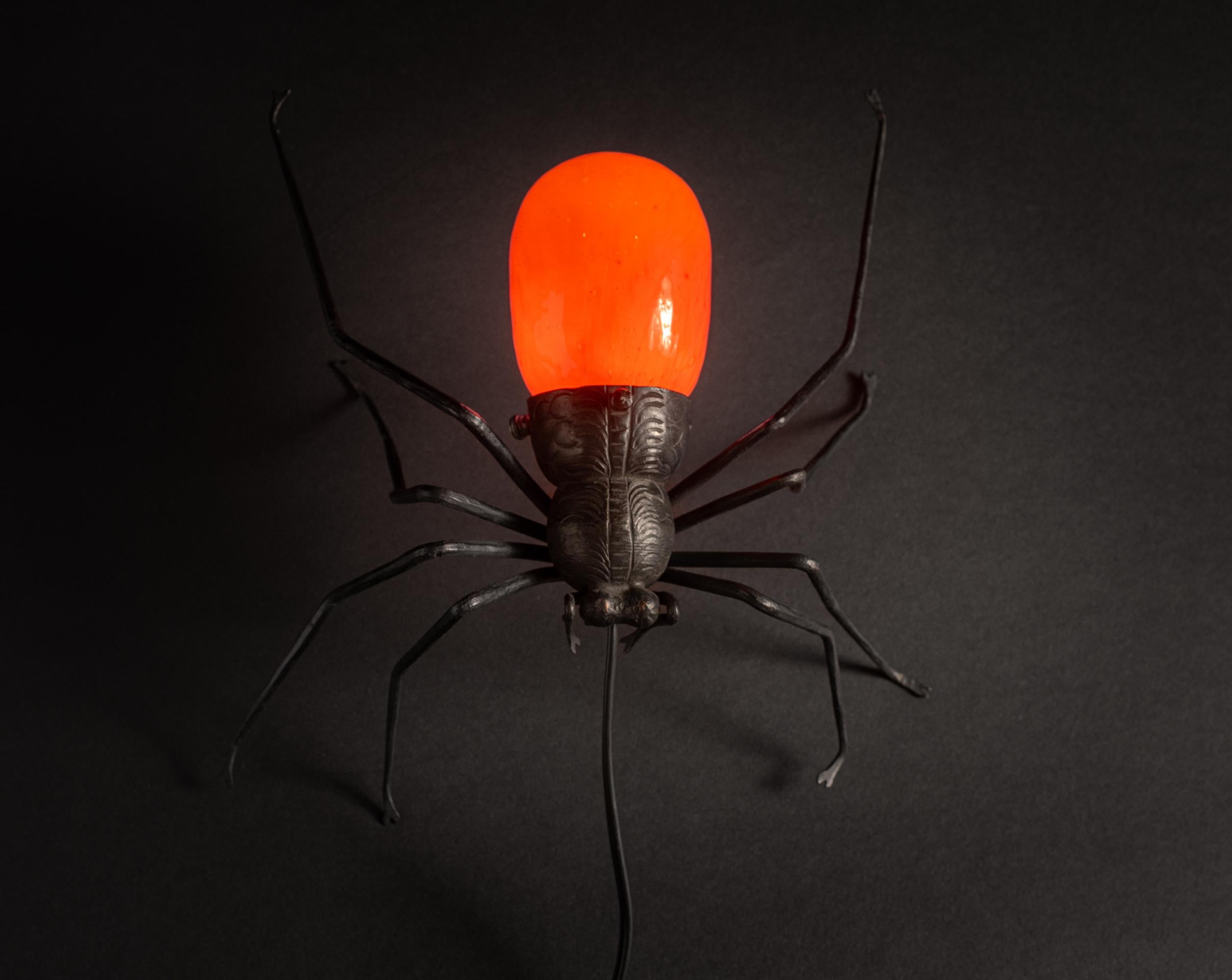 Art Nouveau Spider Lamp by Unknown European Artist For Sale 6
