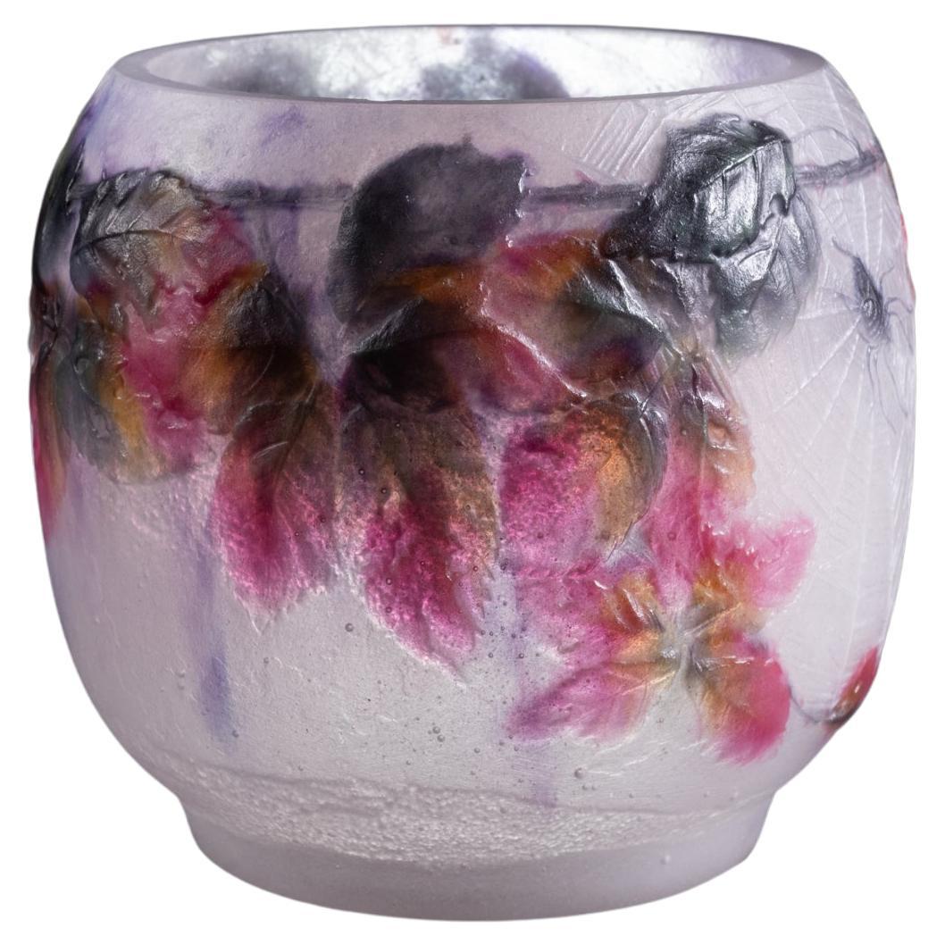 Vaso Art Nouveau "Ragni e rovi" di Gabriel Argy-Rosseau, francese, 1902 ca.