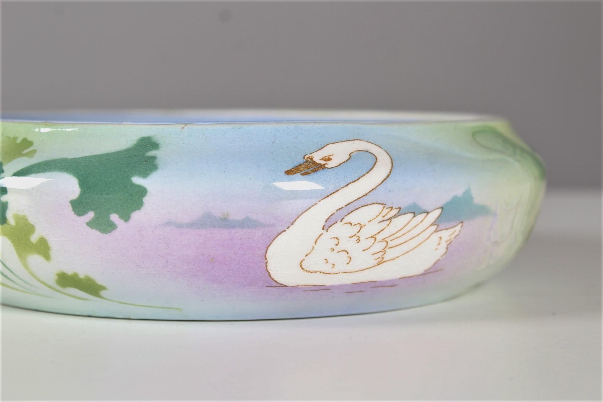 French Art Nouveau Sponge Tray, Bowl, Antique Soap Tray For Sale