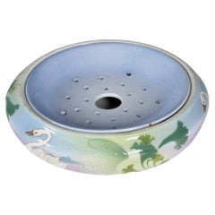 Vassoio per spugne Art Nouveau, Ciotola,  Vassoio per sapone antico