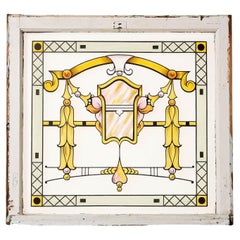 Art Nouveau Vidriera y Grabado