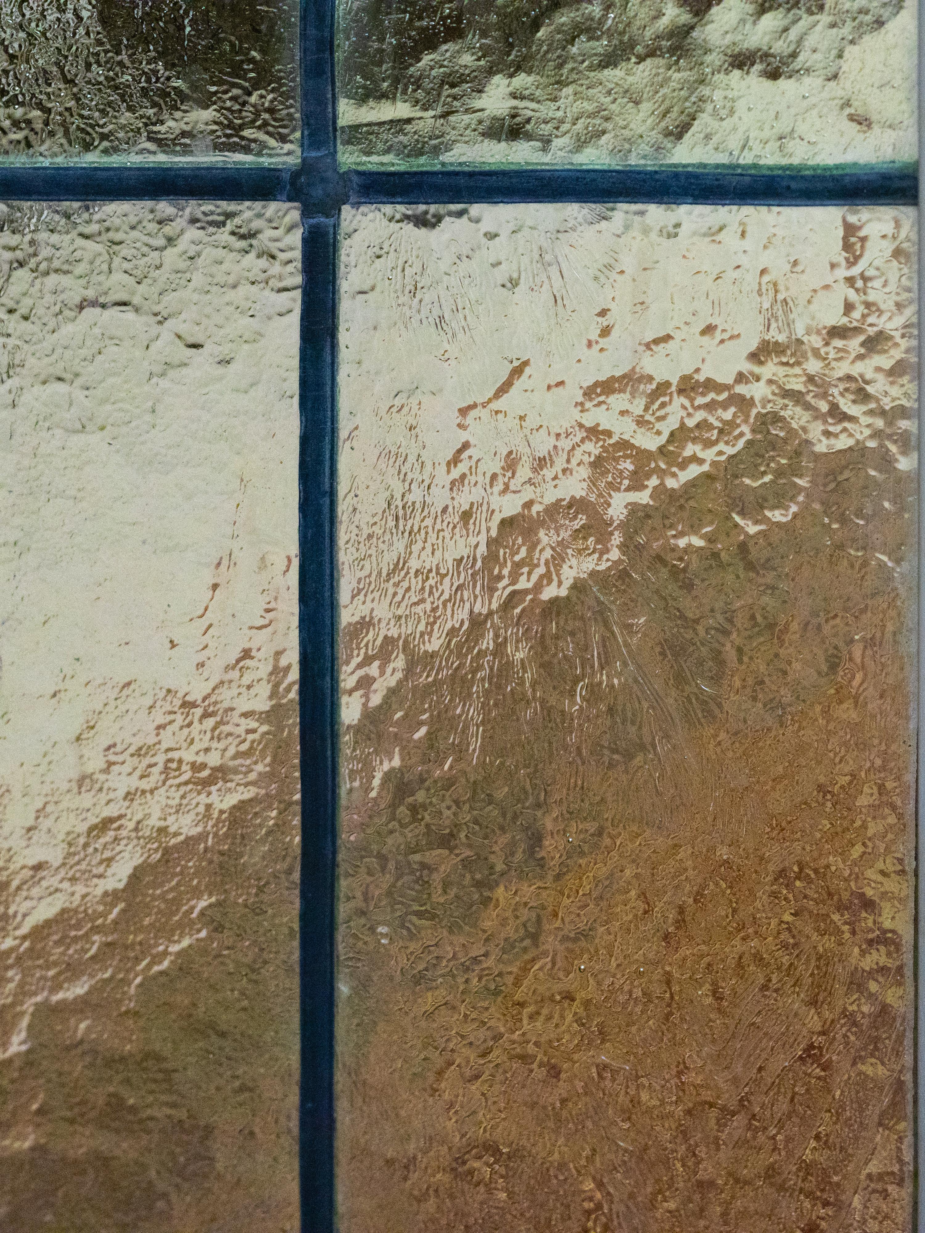 Art Nouveau Stained Glass Doors, Early 1900s, France For Sale 5