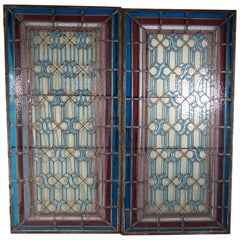 Art Nouveau Stained Glass from Barcelona's Domenech i Montaner Architecture