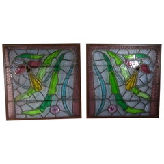 Art Nouveau Stained Glass from Barcelona's Gaudi Architecture