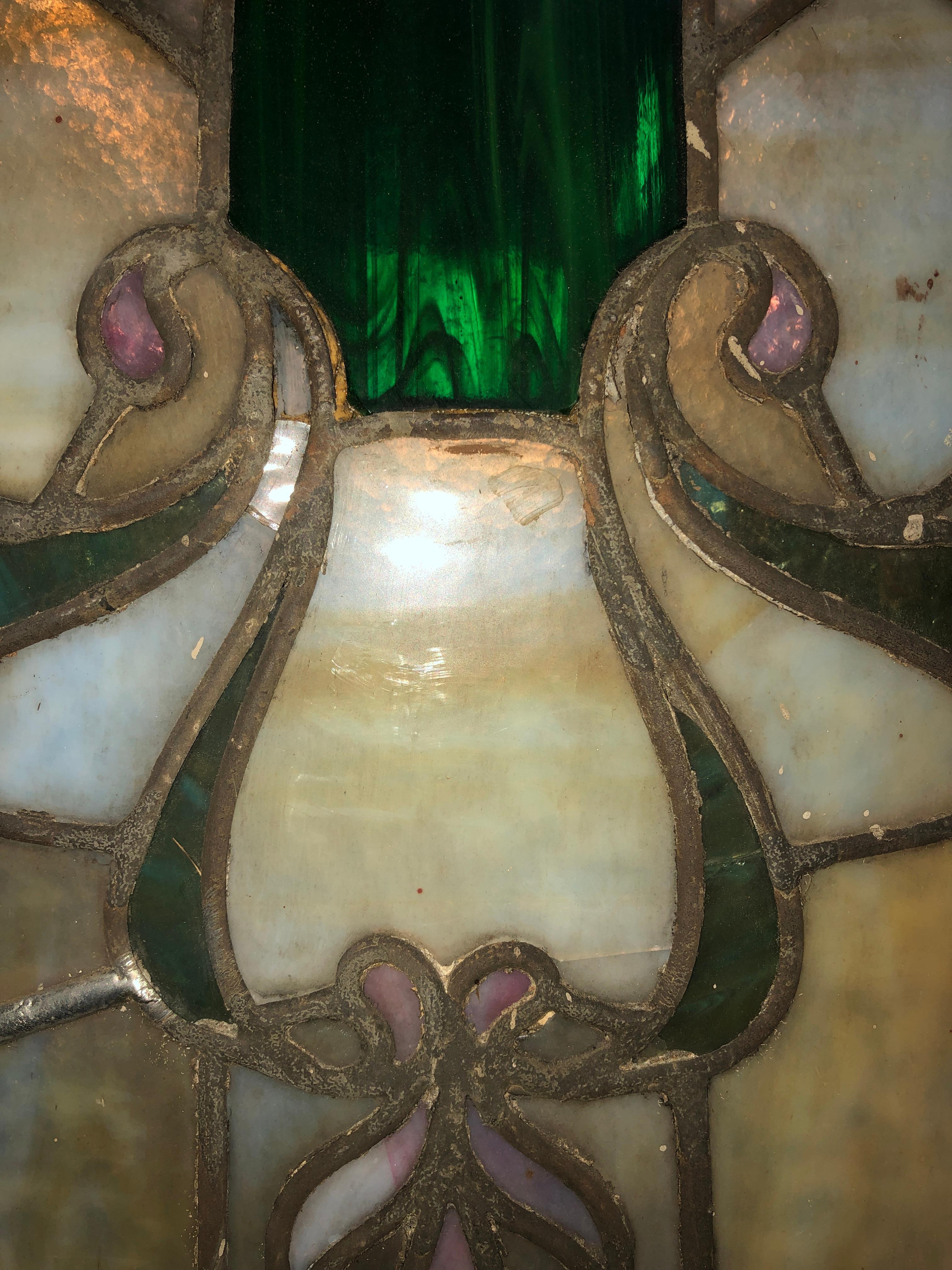 Verre teinté Vitrail Art Nouveau 16