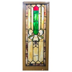 Vetrata Art Nouveau 16" x 41"