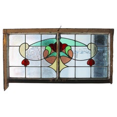 Vidriera Art Nouveau 40" x 23