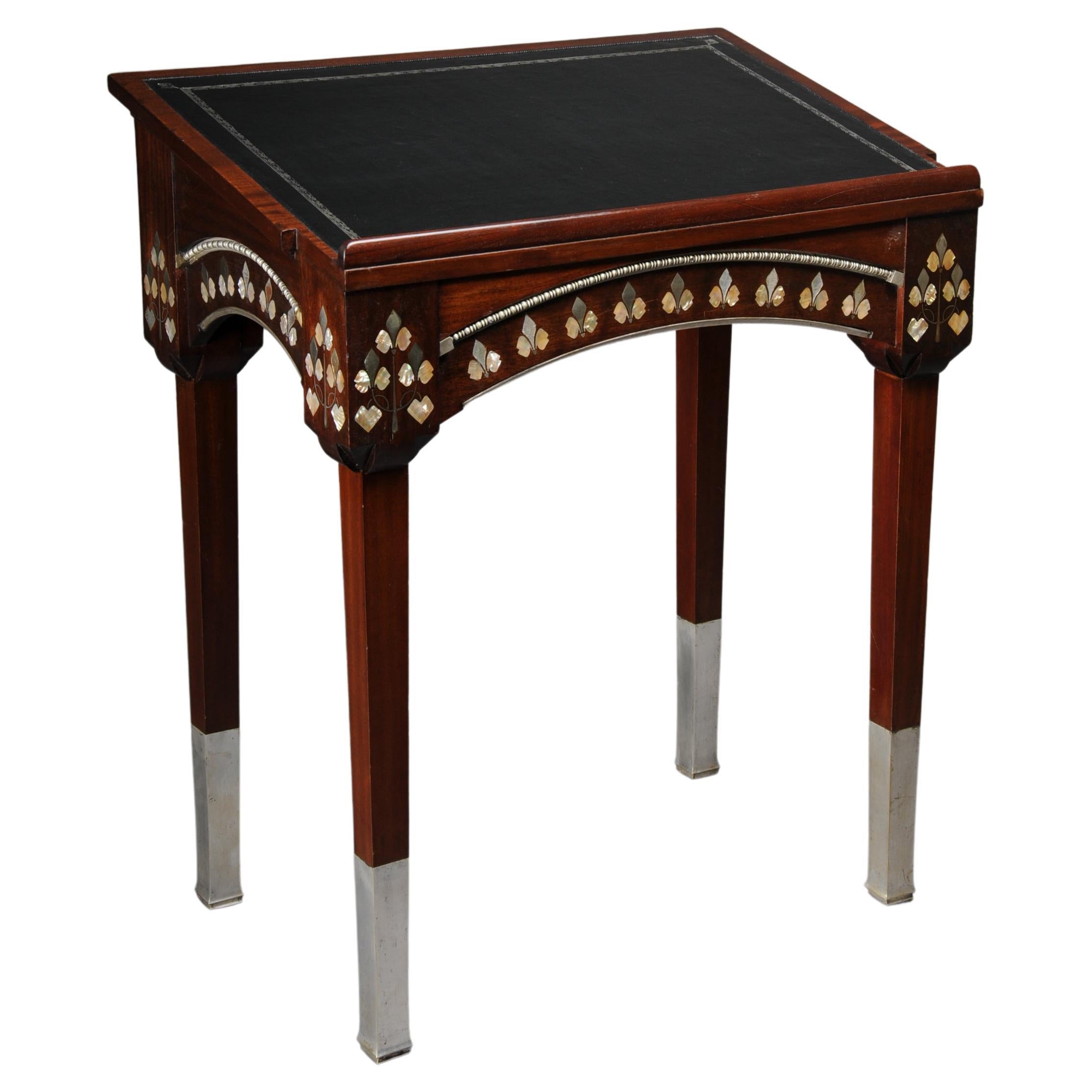 Art Nouveau Standing Desk /Reception Table Around 1890, After Carlo Bugatti For Sale