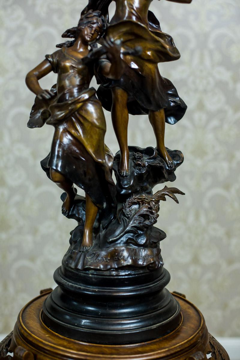 Art Nouveau Statue by Louis A. Moreau, the Turn of the 19th and 20th Century 8