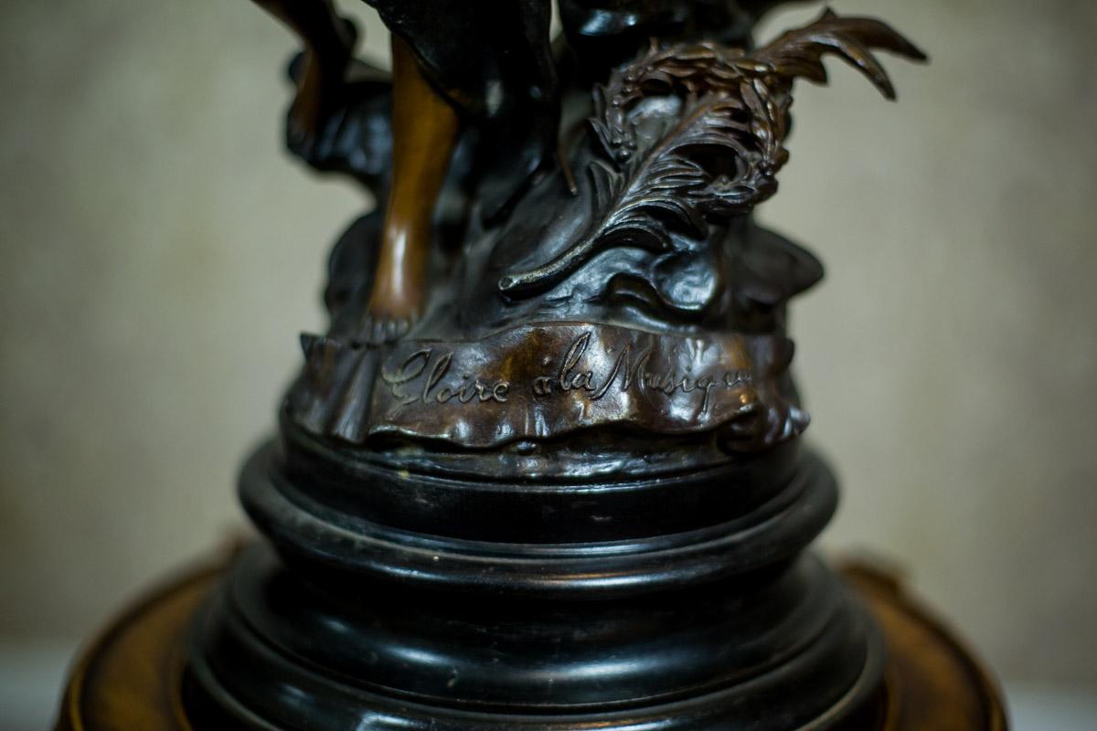 Art Nouveau Statue by Louis A. Moreau, the Turn of the 19th and 20th Century 5