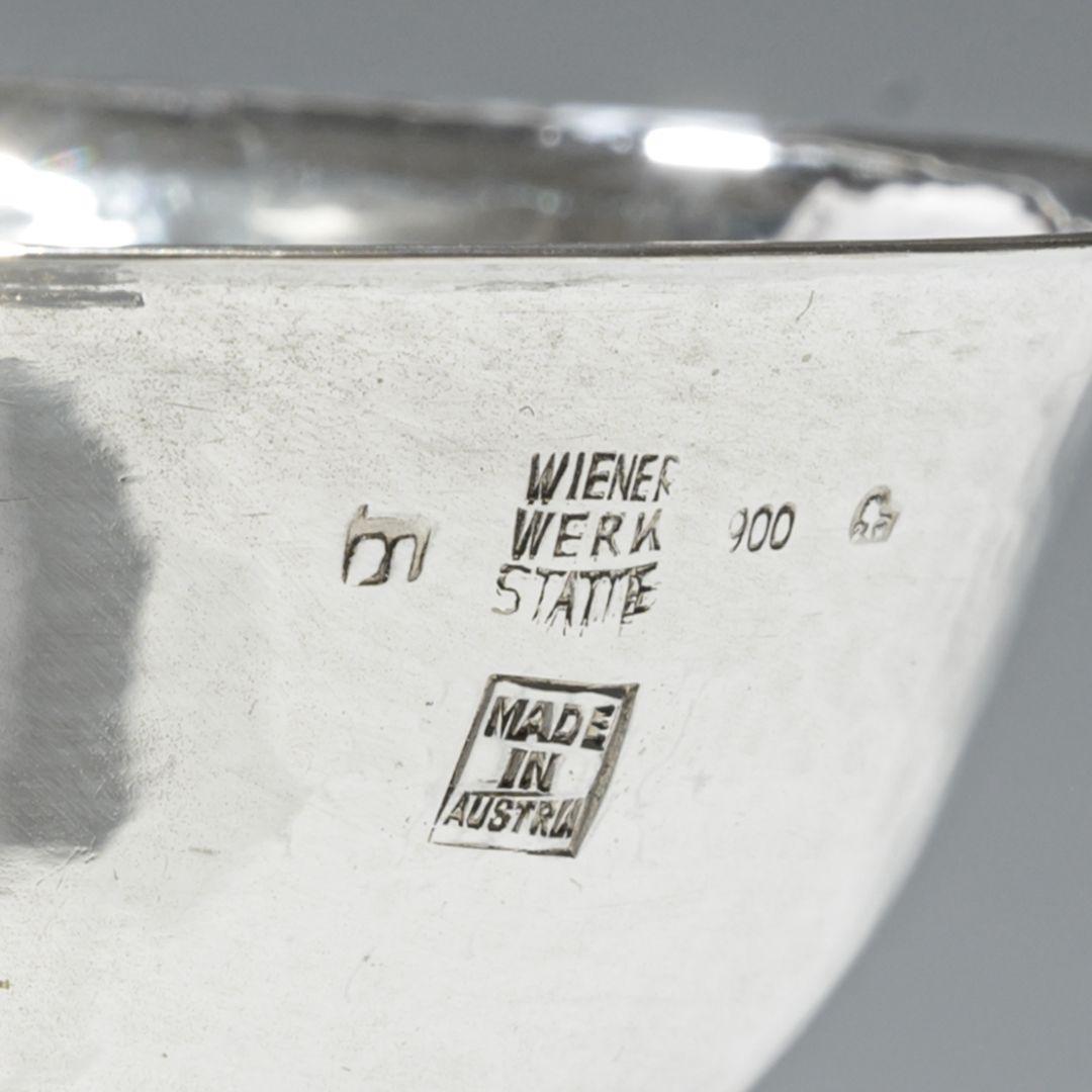 Art Nouveau stem cup Josef Hoffmann Wiener Werkstätte ca. 1922 In Good Condition In Klosterneuburg, AT