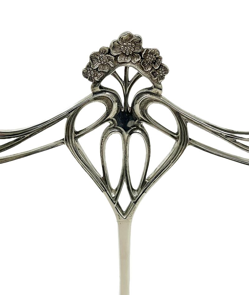 20th Century Art Nouveau sterling silver candelabras, 1900-1920 For Sale