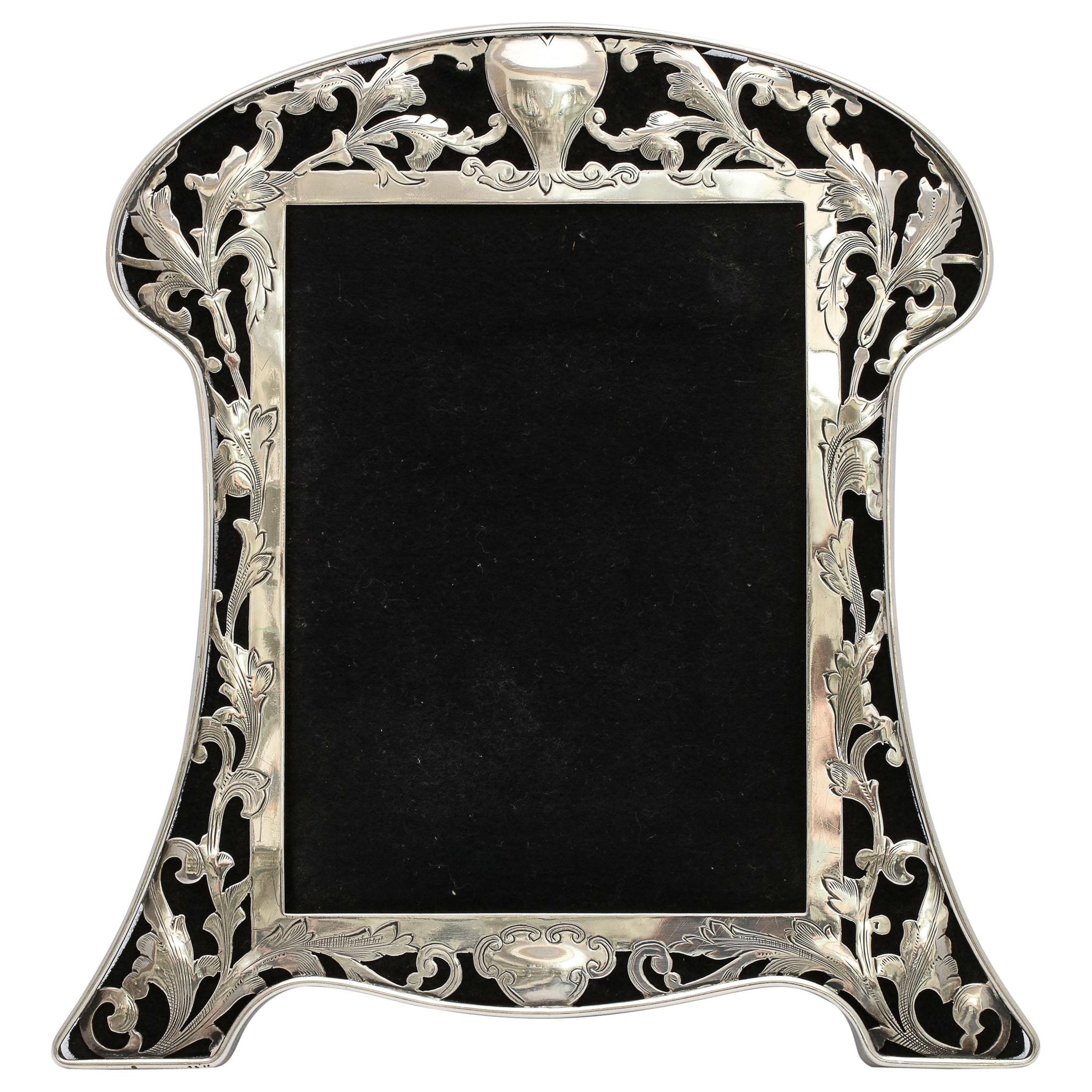 Art Nouveau Sterling SilverMounted Picture Frame at 1stDibs